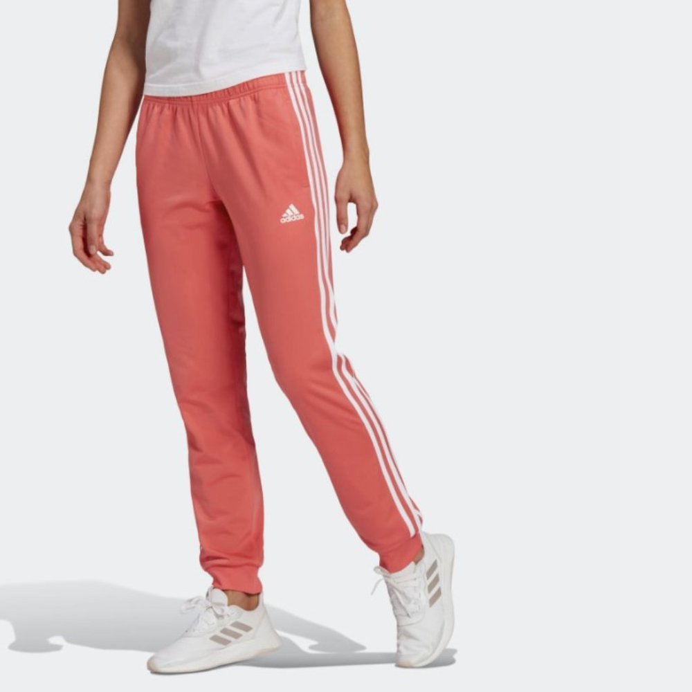 Adidas HD4287 Warm Up Slim Tapered Track  Pants Turbo / White